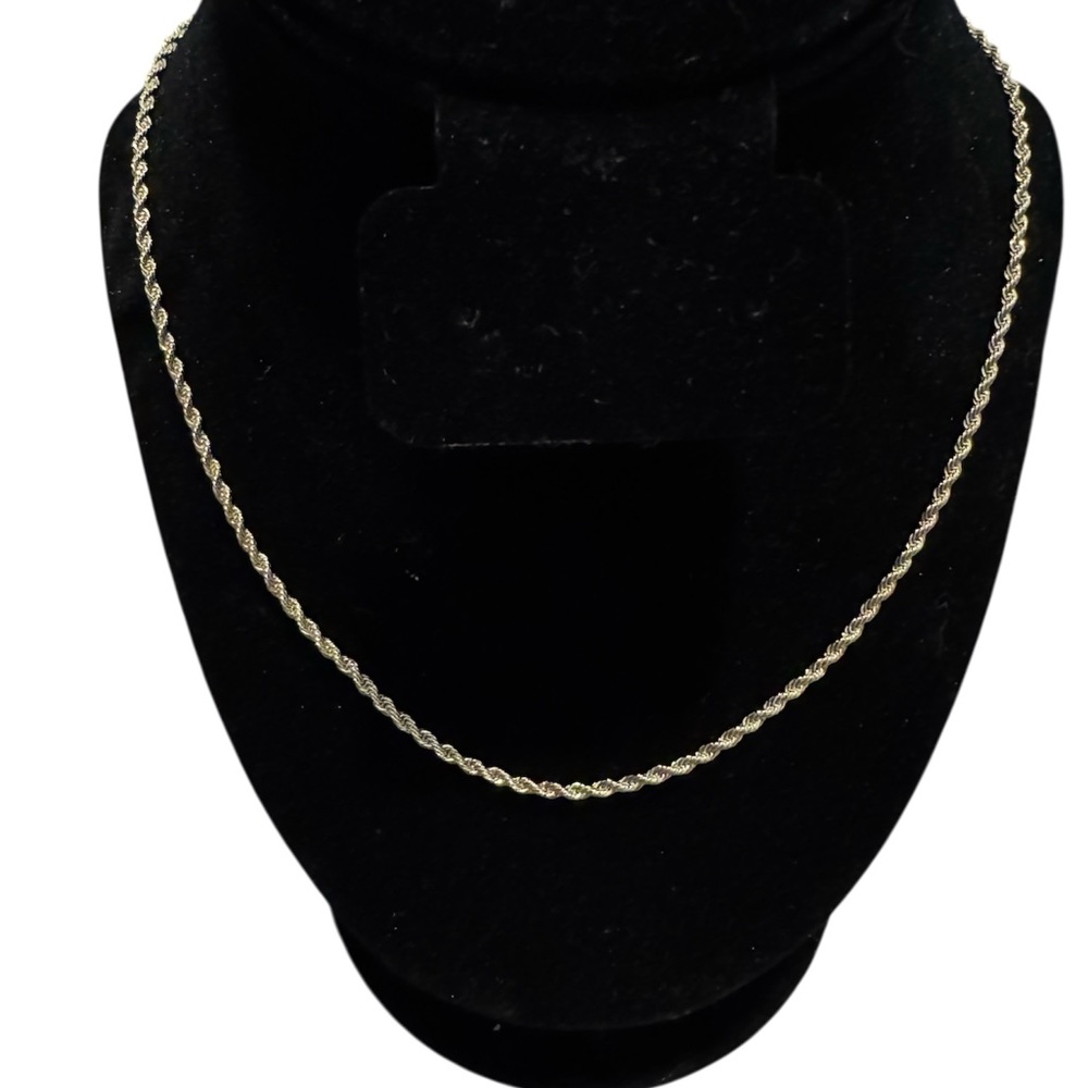 Elegant Gold Rope Chain Necklace gold filled